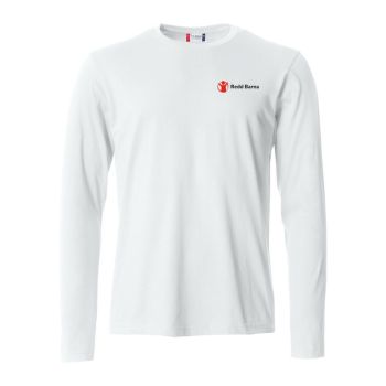 Langermet T-skjorte Hvit - Unisex